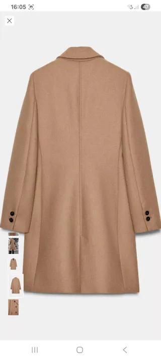 Abrigo Zara Beige sin estrenar