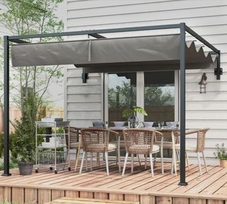 Pérgola de Jardín de Pared 297x211x220 cm