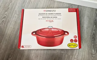 Olla de Hierro Fundido Ernesto 4L Roja