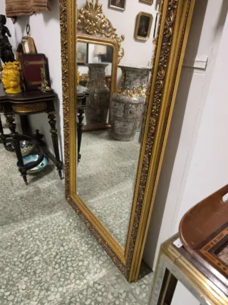 Espejo Rectangular Clásico Dorado