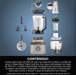 Ninja Pro Batidora y Procesador 3 en 1. PRECINTADA