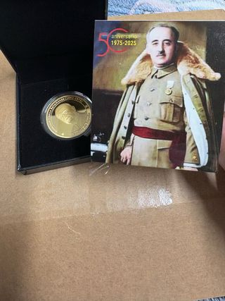 Moneda Conmemorativa 50 Aniversario Franco