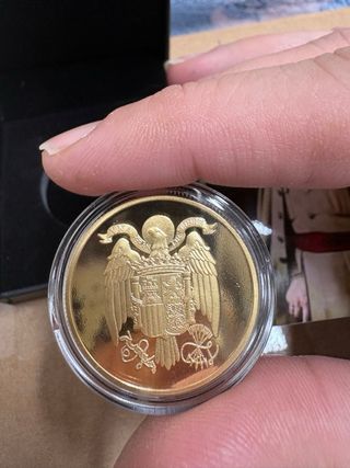 Moneda Conmemorativa 50 Aniversario Franco