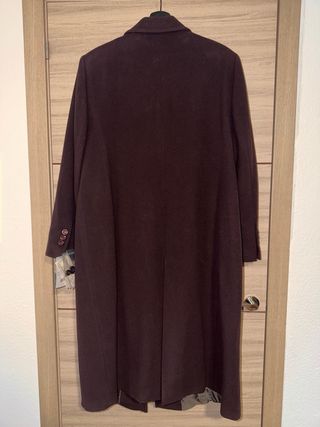 Abrigo largo Paño Oversized