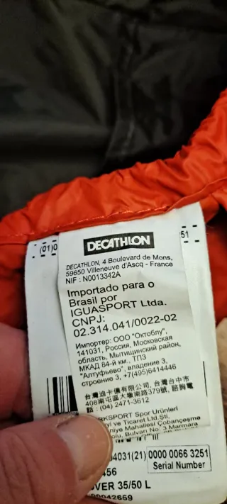 Funda Impermeable Mochila Quechua 35/50 L