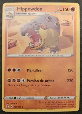 Cartas Pokémon Varias