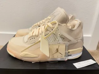 OFF-WHITE x Jordan 4 Talla 37.5