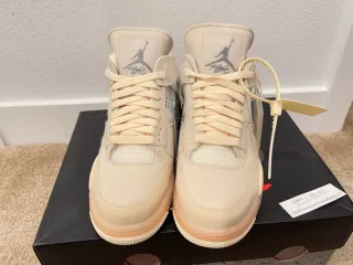 OFF-WHITE x Jordan 4 Talla 37.5