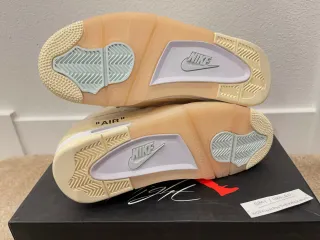 OFF-WHITE x Jordan 4 Talla 37.5