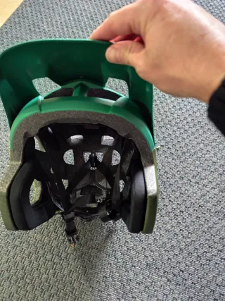 Casco MTB Storm Verde y Amarillo