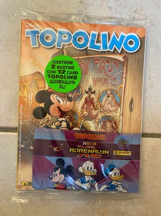Topolino 3593 con carte Adrenalyn XL 2024/2025