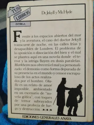 El extraño caso se Dr. jekyll y Mr. hyde