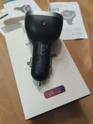 Transmisor FM Cargador USB para coche Victsing