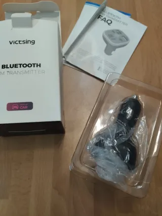 Transmisor FM Cargador USB para coche Victsing