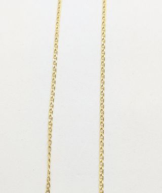 Cadena Barbada de oro de 18k, 3.21 g, 51 cm.