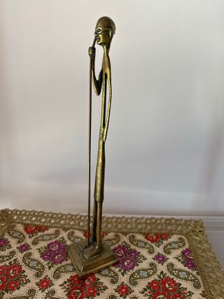 Figura de bronce estilo Gandhi