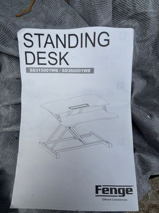 Convertidor Escritorio Ajustable Negro