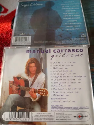 Lote 3 CDs Il Divo, Sergio Dalma, Manuel Carrasco