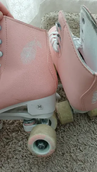 Patines rosas niña T36