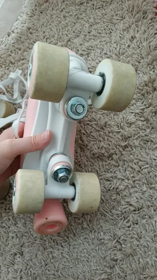 Patines rosas niña T36