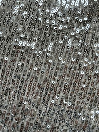 Top Lentejuelas Zara Plateado