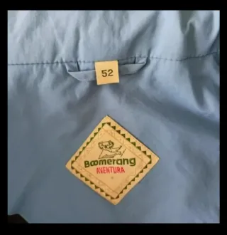 Parka Boomerang Negra y Azul