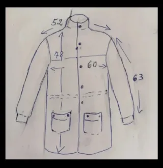 Parka Boomerang Negra y Azul