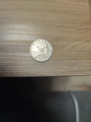 Moneda 2 Pesetas España 1870