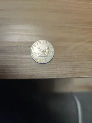 Moneda 2 Pesetas España 1870