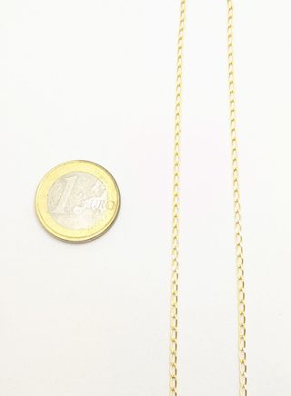 Cadena Bilbao de oro de 18k, 2.64 g, 40 cm.