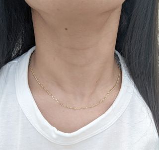 Cadena Bilbao de oro de 18k, 2.64 g, 40 cm.