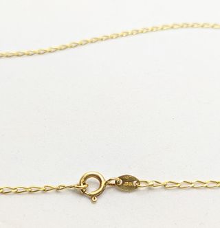 Cadena Bilbao de oro de 18k, 2.64 g, 40 cm.