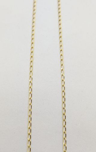 Cadena Bilbao de oro de 18k, 2.64 g, 40 cm.