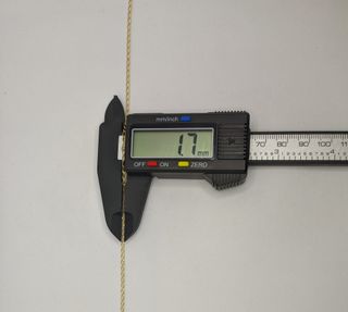 Cadena Bilbao de oro de 18k, 2.64 g, 40 cm.