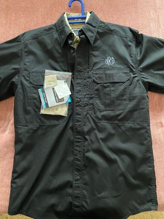 Camisa 5.11 Tactical Blue and camell