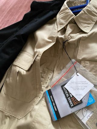 Camisa 5.11 Tactical Blue and camell