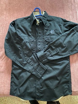 Camisa 5.11 Tactical Blue and camell