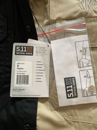 Camisa 5.11 Tactical Blue and camell