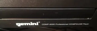 Gemini CDMP-6000 DJ Console CD/MP3/USB + Case
