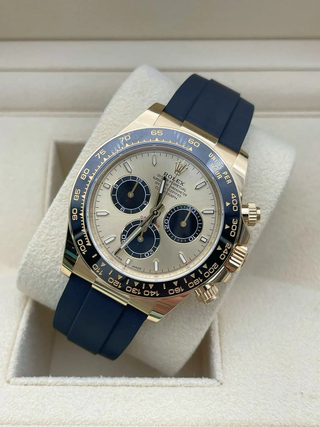 Rolex Daytona Oro Negro Correa Caucho