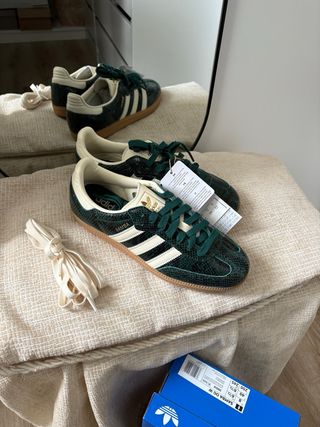 Adidas Samba Verde Piel Serpiente