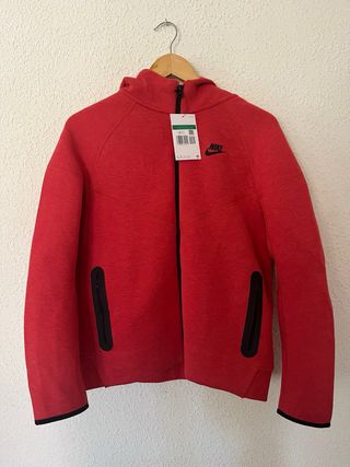 Chaqueta Nike Tech Fleece Kids roja