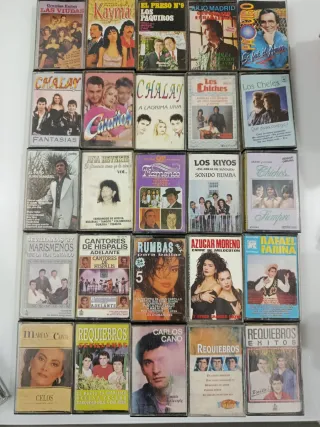 Lote 30 Cintas Cassette Rumba y Flamenco