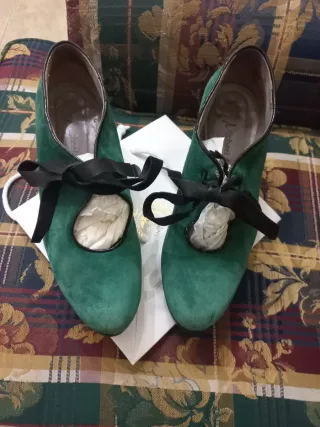 Scarpe Michael Luis camoscio verde tg 39