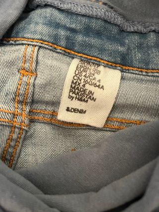 Pantalón premamá vaquero azul sin apenas uso