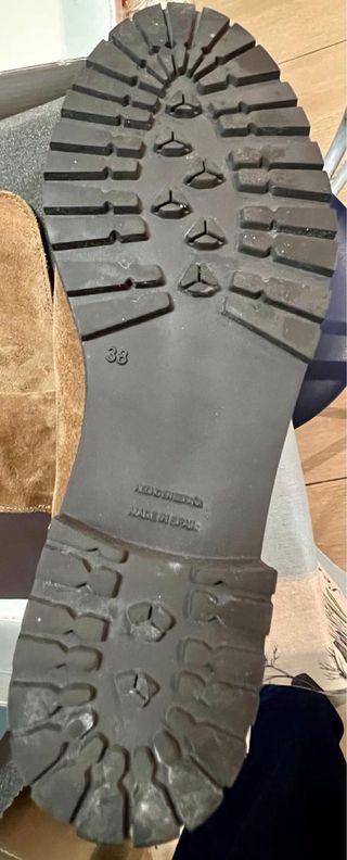 Botas altas Wonders negras talla 38