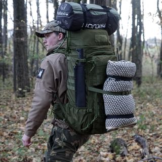 Mochila Táctica 75L Verde Militar