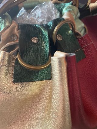 Bolso “Komebukuro “ estilo japonés en piel genuina