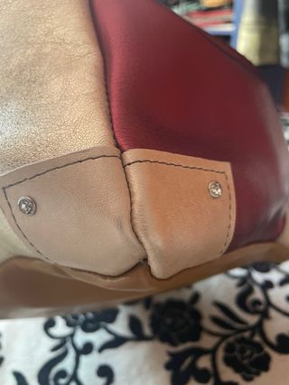 Bolso “Komebukuro “ estilo japonés en piel genuina