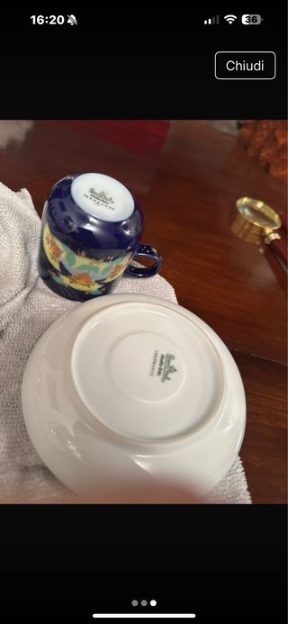 Tazzina da caffè Rosenthal con piattino